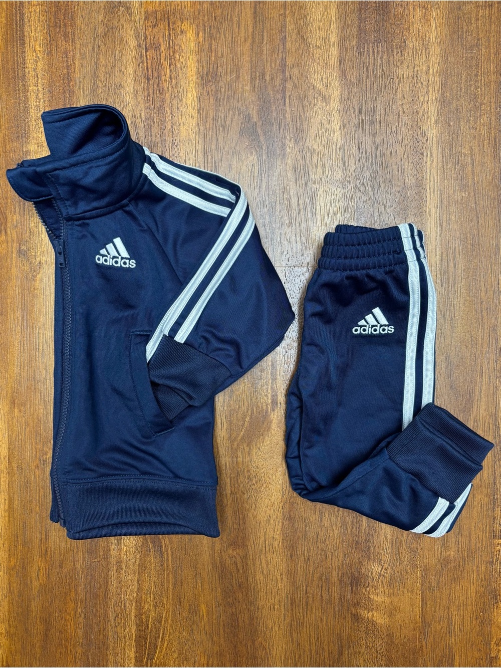 adidas Baby Tracksuit Set - Iconic 3-Stripes